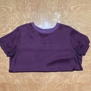 Satin Short Sleeve Tee